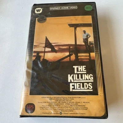 THE KILLING FIELDS VHS 1985 Warner Home Video Clamshell RARE - Image 1 of 4