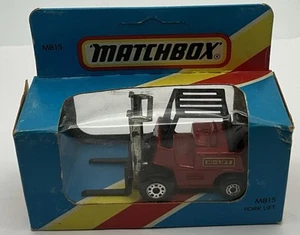 1982 Matchbox Hi-Lift Fork Lift MB15 - Picture 1 of 5