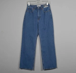 NWT Abercrombie & Fitch High Rise The '90s Relaxed Curve Love Size 27 4s - Picture 1 of 5