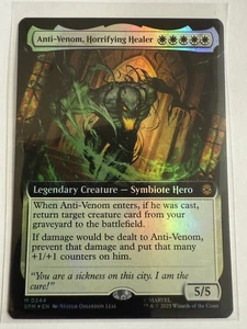 MTG Anti-Venom, Horrifying Healer 0244 Foil (Extended Art) Marvel's Spider-man - Picture 1 of 1