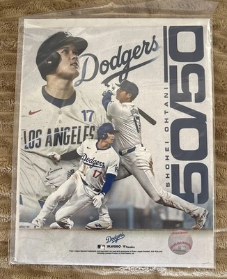 Shohei Ohtani Los Angeles Dodgers 50 / 50 Club 1st Player Ever 8x10 Photo - Image 1 of 3