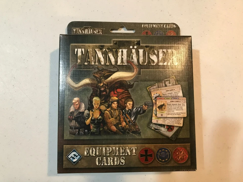 Tannhauser Equipment Cards expansion NIB still sealed 2011 Fantasy Flight Games - Image 1 of 2