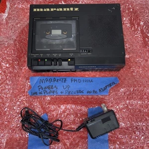 Grabadora de casete portátil Marantaz PMD 101U con adaptador de corriente - Imagen 1 de 11
