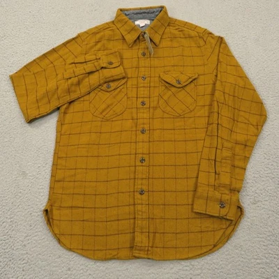 Wallace & Barnes Shirt Mens Medium J Crew Plaid Thick Heavyweight Flannel Logger - Image 1 of 4