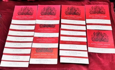 1961-1965  Royal Opera House Covent Garden performance brochures  x22  - Image 1 of 4