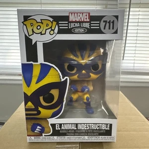 Funko Pop! Marvel: Lucha Libre Edition - El Animal Indestructible #711 - Picture 1 of 6