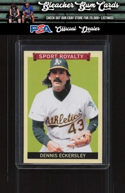 2009 Upper Deck Goudey 235 Dennis Eckersley Green Back SP - Image 1 of 2
