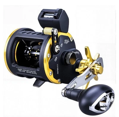 Carretel de pesca Sougayilang Line nível convencional molinete de pesca vento - Imagem 1 de 4