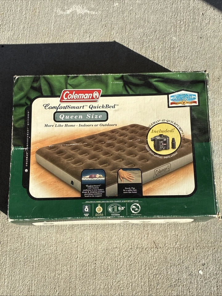 Cama de aire Coleman Comfortsmart QuickBed Queen con QuickPump alta 9,5’ altura Foto 1 de 3