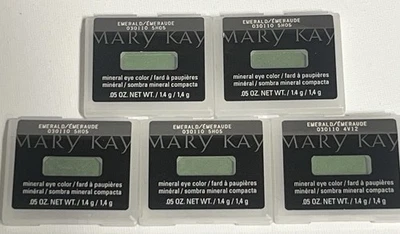 (5) New In Package Mary Kay Mineral Eye Color Emerald Full Size Free Ship - Image 1 of 2