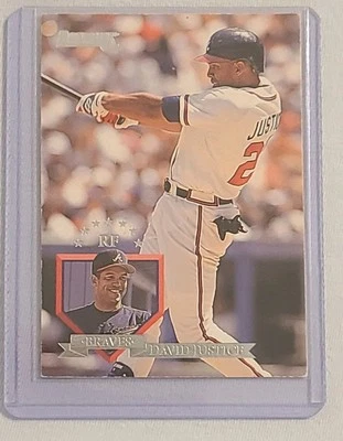 1995 Donruss - David Justice #1/ Atlanta Braves  - Image 1 of 2