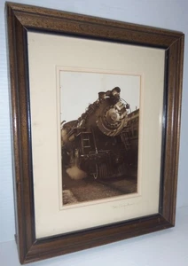 Fotografía firmada por Bob Couperthwaite - Locomotora de vapor Ferrocarril de Estrasburgo No. 90 - Imagen 1 de 17