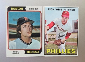 Rick Wise 1967 Topps #37 / 1974 Topps #84 - Bild 1 von 3