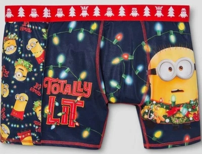 Despicable Me Minion Made Mens Boxer Briefs 2 Pack Small 28-30" - Image 1 of 4