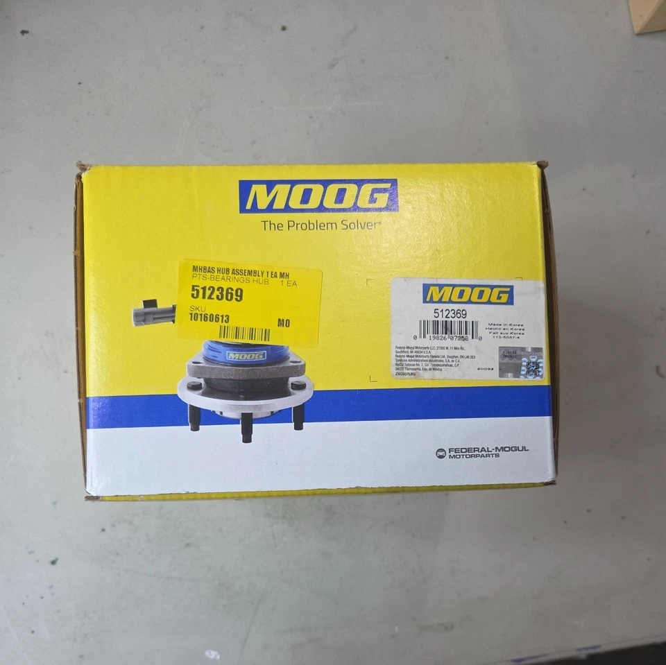 Подшипник заднего колеса и ступица в сборе для Dodge Challenger Moog 2008-2014 годов выпуска 512369 - Изображение 1 из 3