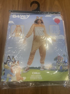 AZUL Chile MAMÁ Adulto Halloween Disfraz Naranja Talla Pequeña 4-6 RARO NUEVO ✨ Foto 1 de 4