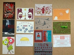 Fegefeuer Tortenpresse 12 Karten Künstler signiert 1987 - RAR limitiertes Buchdruck SET - Bild 1 von 8