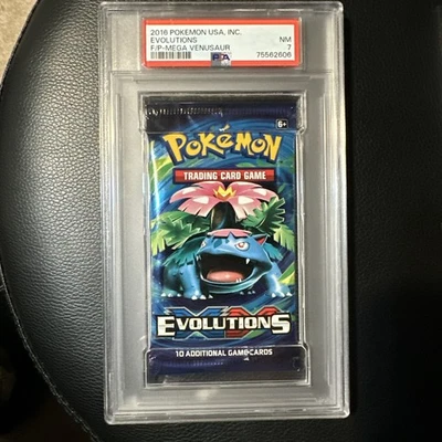 2016 Pokemon XY Evolutions Booster Pack Mega Venusaur PSA NM-MT 7 - Image 1 of 2