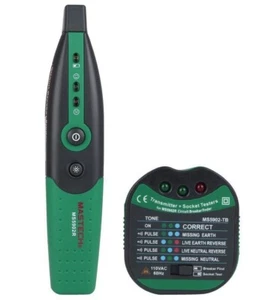 MS5902 220V/110V Interruttore Automatico Finder Fusibile Presa Tester  - Foto 1 di 3