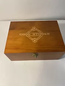 Juego en caja de regalo de piedras geniales y vaso de whisky, 8 escalofriantes rocas de whisky de granito - Imagen 1 de 9