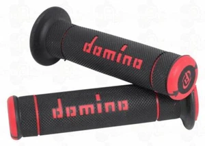 DOMINO DUAL COMPOUND TRIALS HANDLE BAR GRIPS RED FOR BETA TRS GAS GAS ETC - Picture 1 of 7