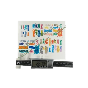 Spur Z Graffiti Aufkleber transparent DIN A6, auch Spur N, 56 Sticker - Bild 1 von 2