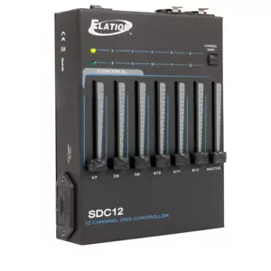 Elation SDC12 - 12 Channel Portable DMX Controller - Picture 1 of 3