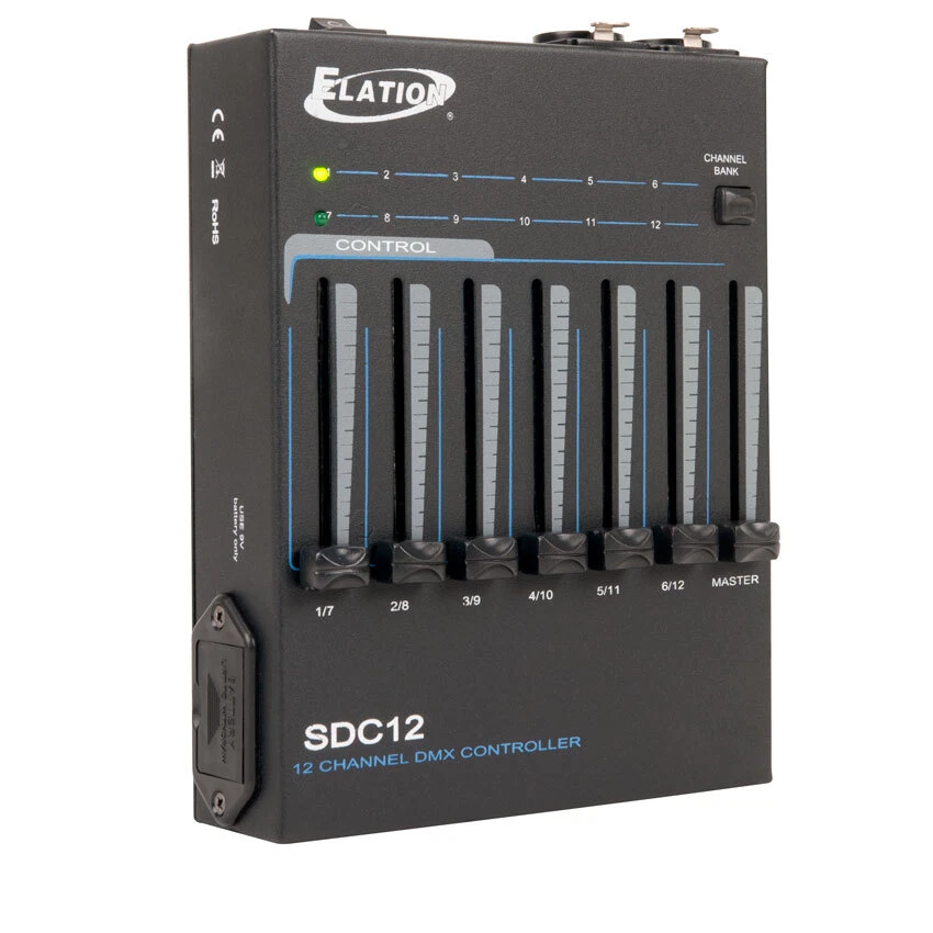Elation SDC12 - 12 Channel Portable DMX Controller - Image 1 of 3