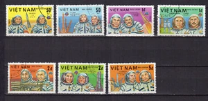 Vietnam 1983 journée de l'astronautique 7 timbres oblitérés /TE5290b - Picture 1 of 1