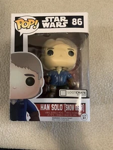 Funko Pop! Figura exclusiva de caja de botín de vinilo de Star Wars #86 Han Solo (Snow Gear) - Imagen 1 de 6
