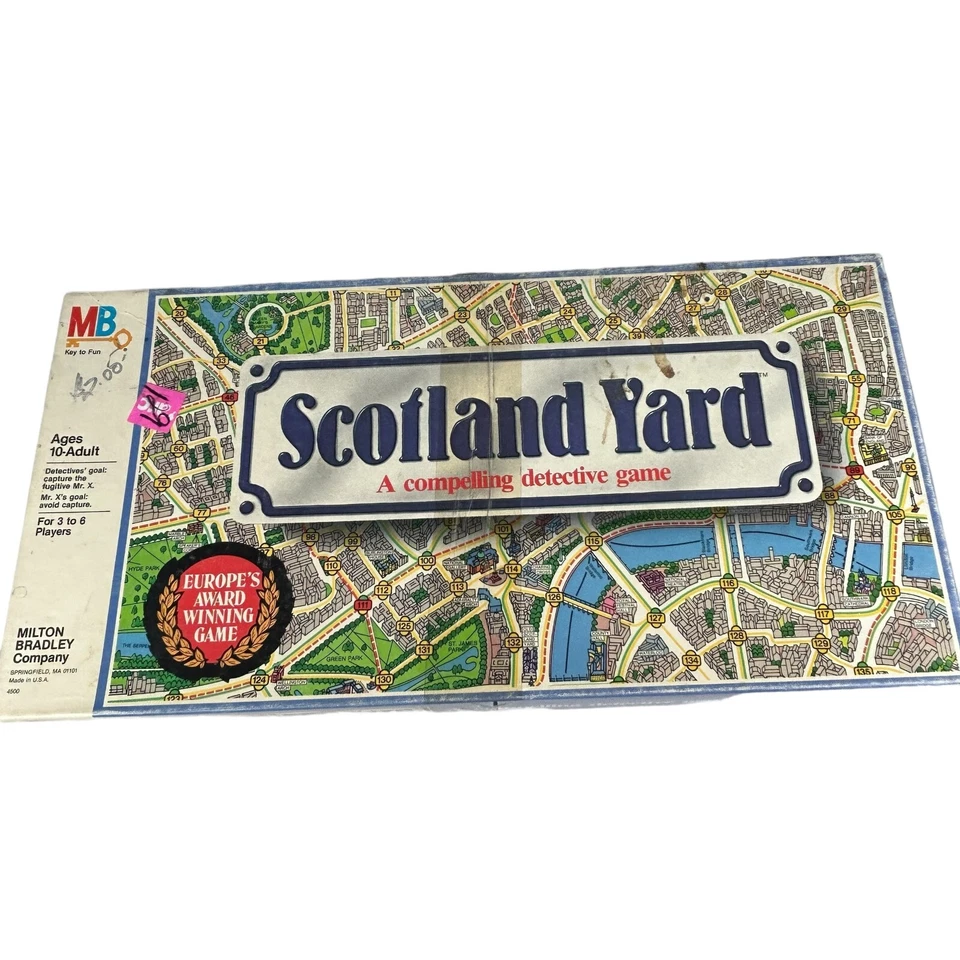Piezas de repuesto Scotland Yard piezas Milton Bradley 1985 fichas de juego de mesa Foto 1 de 4