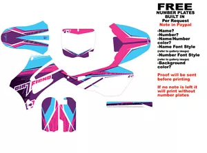 DFR CX50SR GRAPHICS “TWIST” ELECTRIC COLORS 2010-2020 CX 50 COBRA SR KING - Foto 1 di 6