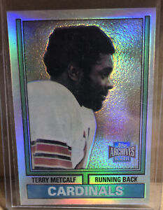 2001 Topps Archives 1974 Reprint Terry Metcalf RC #444 76 of 94 Cardinals