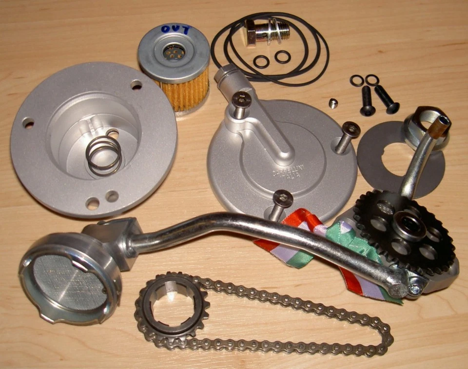 1965-74 Honda CB 450 Cappellini oil filter & gear drive oil pump kit 15mm= 02-15 - Image 1 of 1