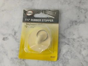Danco 80227 1-1/2" Inch Rubber Drain Stopper, White NOS - Picture 1 of 4