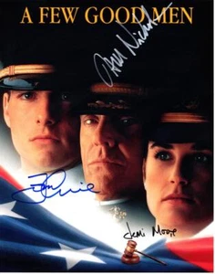 Foto firmada por Demi Moore Nicholson Cruise 11x14 autografiada incluye certificado de autenticidad - Imagen 1 de 1