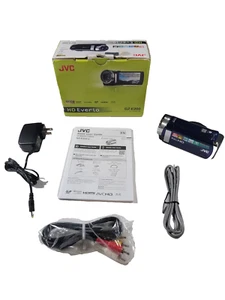 JVC Everio GZ-E200 Full HD Camcorder - Blue (IOB) - Picture 1 of 10