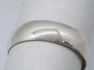 Bracciale rigido in Argento 925 - Braccialetto a schiava - lucido e satinato - - Picture 1 of 8