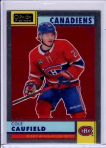 2022-23 O-Pee-Chee Platinum Cole Caufield Retro Card # R-56 - Picture 1 of 2