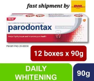 12 X Pasta de dientes blanqueadora diaria Parodontax para restaurar la blancura natural 90 g -DHL - Imagen 1 de 6