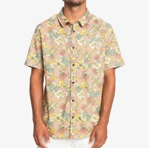 Camisa tejida QUIKSILVER SUNDAY STROLL S/S para hombre - mediana - YKK7 - NUEVA CON ETIQUETAS - Imagen 1 de 3
