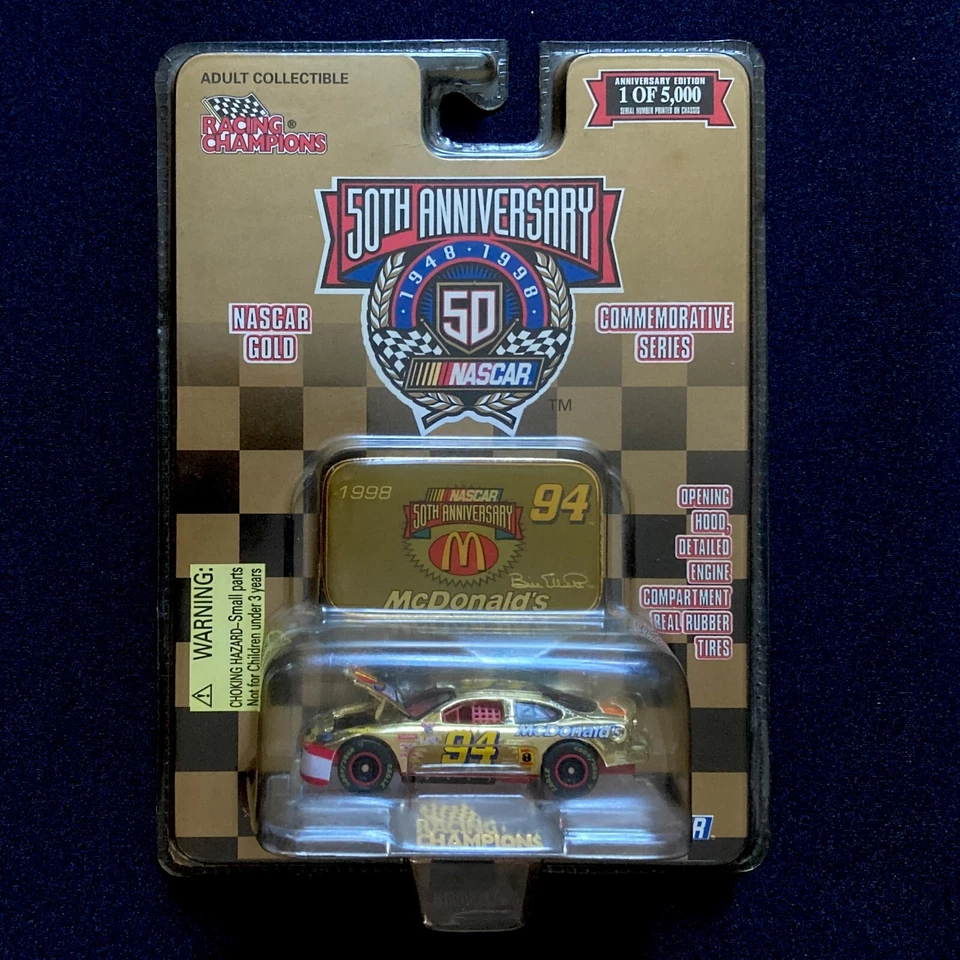 Racing Champions 1998 Nascar Gold Commemorative Series 38 Barbasol 1/11.5 Diecast Car