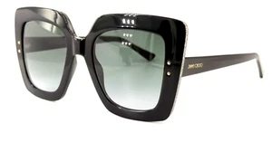 Jimmy Choo Auri GS Womens Plastic Sunglass 080790 Black 53-22 Italy - Picture 1 of 6