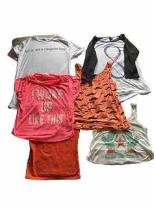 Girls casual T-shirts: Forever21,FrenchPastry CharlotteRusse,Freshtops, hybridAp - Picture 1 of 11