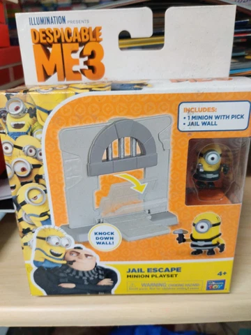 Despicable Me 3 Jail Escape Minion Playset Toy Pretend Play 🆕 🆓 Shipping Cover