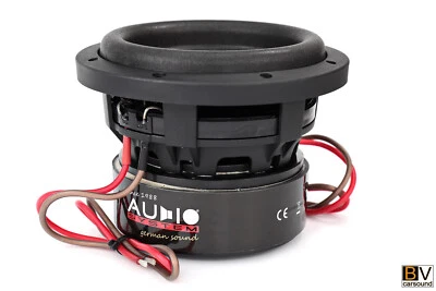 Langhub Subwoofer AUDIO SYSTEM X--ION X06 EVO 2x2Ω 2x150 Watt RMS Compact Woofer - Bild 1 von 4