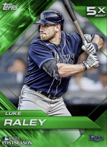 [DIGITAL] Topps Bunt - Luke Raley - Postseason Base 23 S1 -  Green - Picture 1 of 1