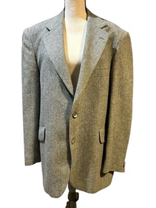 Vintage Magee Donegal Tweed Sports Coat Herringbone Blazer Irish Wool Men 44 EUC - Picture 1 of 3