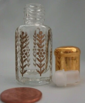 NUEVO Monedero de Viaje Rollerball Oro Transparente Perfume 10 ML VIAL Botella Vacía  Foto 1 de 2