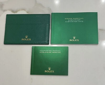 Auténtico Rolex Submariner Folleto Manual Set Nuevo Estilo 116610 126610 114060 NUEVO Foto 1 de 4